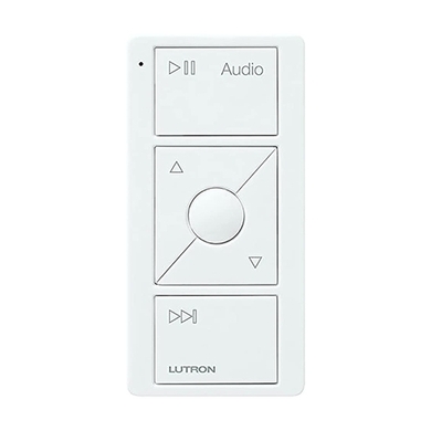 Lutron Pico Télécommande pour Audio | Intégration approuvée par Sonos | PJ2-3BRL-GWH-A02 | Blanc