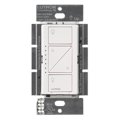 LUTRON PD-10NXD-WH-C Caseta® Pro Dimmer 120 V, White